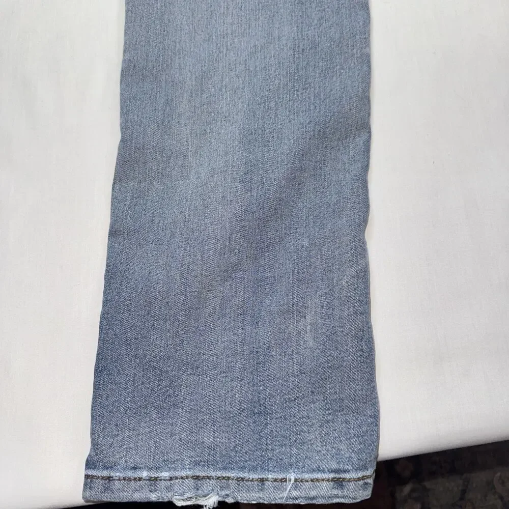 Nat Nast Jeans Mens 36x32 Blue Maverick Straight Dark Wash Faded Luxury Denim